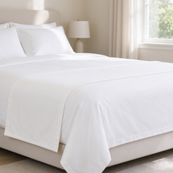 White Bed Runner