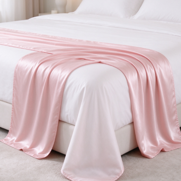 Pink Bed Runner
